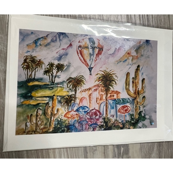 Set of two Jutta Mayrl watercolor print blank cards - Picture 3 of 10